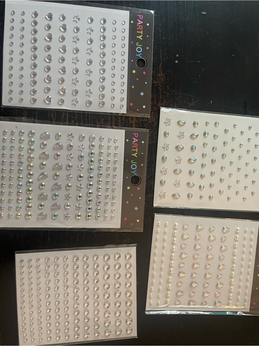 Party Joy Adhesive Rhinestone Gems Pack